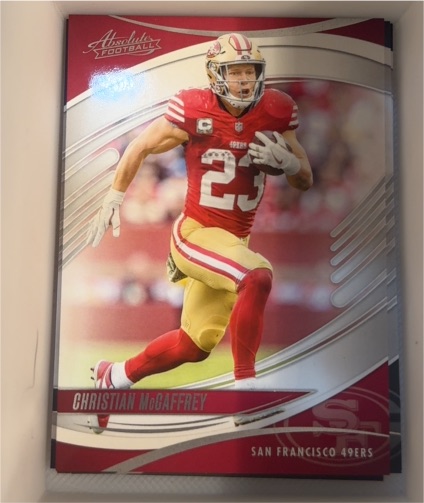 2025 Panini Absolute #49 Christian McCaffrey — front
