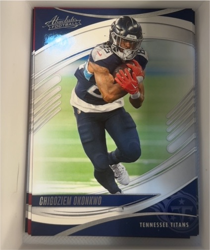 2025 Panini Absolute #33 Chigoziem Okonkwo — front
