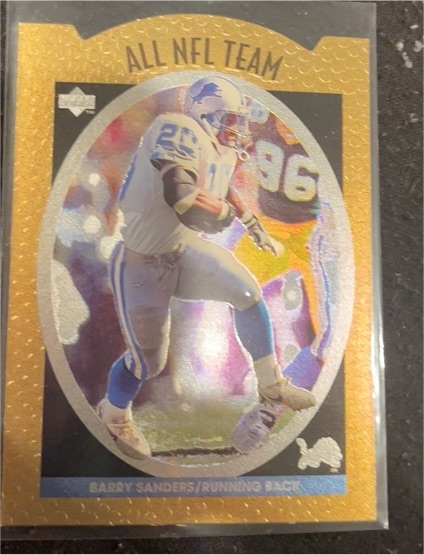 1996 Upper Deck All NFL Team #AN10 Barry Sanders — front