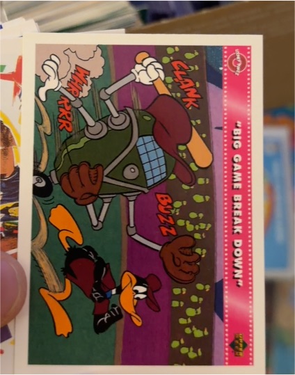 1992 Upper Deck Comic Ball 3 #125 Big Game Break Down — front