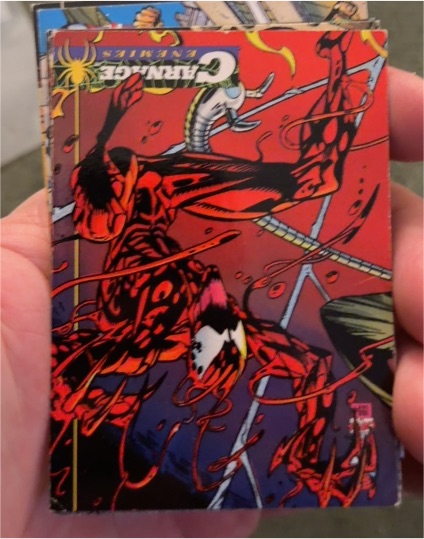 1994 Fleer Marvel The Amazing Spider-Man #66 Carnage — front