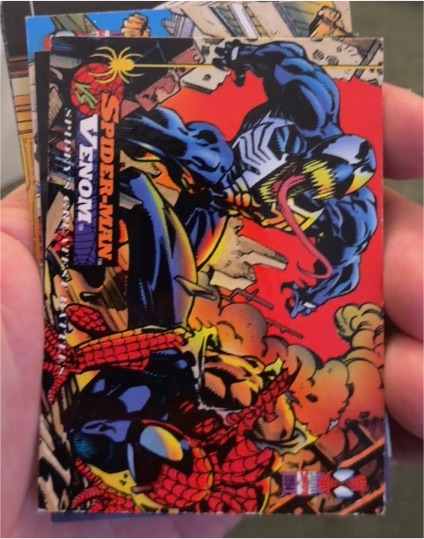 1994 Fleer The Amazing Spider-Man #97 Spider-Man vs Venom — front