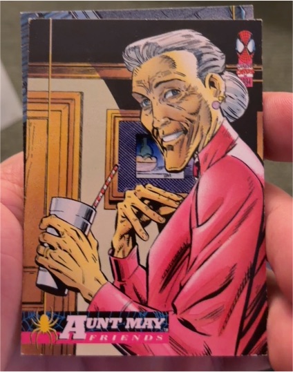 1994 Fleer Amazing Spider-Man #125 Aunt May — front
