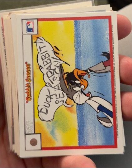 1990 Upper Deck Comic Ball #337 Daffy Duck — front