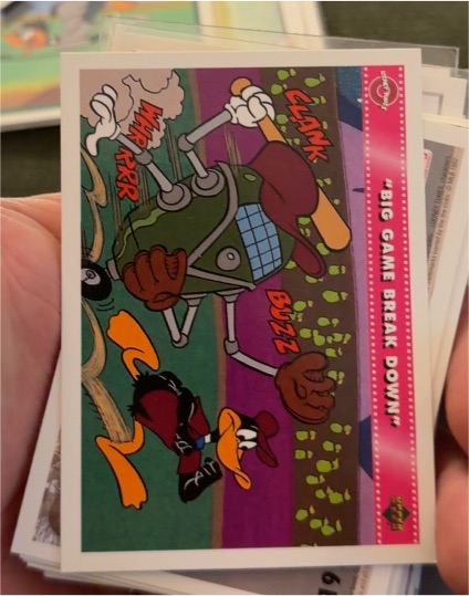 1992 Upper Deck Comic Ball 3 #125 Big Game Break Down — front