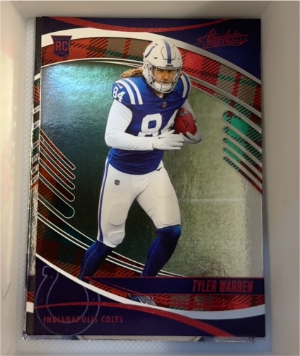 2025 Panini Absolute #195 Tyler Warren — front