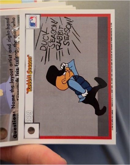 1990 Upper Deck Comic Ball #339 Rabbit Season — front