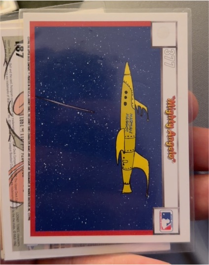 1990 Upper Deck Comic Ball #377 Mighty Angelo — front