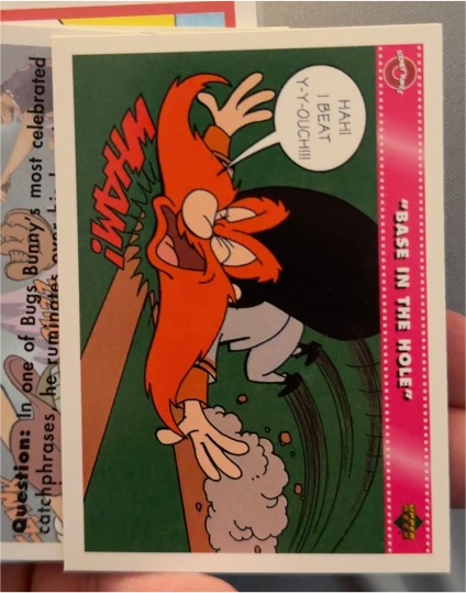 1992 Upper Deck Comic Ball 3 #181 Base in the Hole Yosemite Sam — front