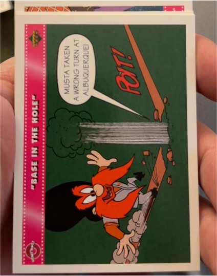 1992 Upper Deck Comic Ball 3 #180 Yosemite Sam Base in the Hole — front