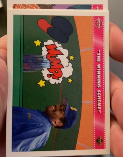 1992 Upper Deck Comic Ball 3 #The Winning Scheme Jim Abbott — front