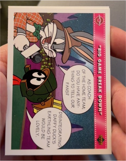 1992 Upper Deck Comic Ball 3 #120 Big Game Break Down — front