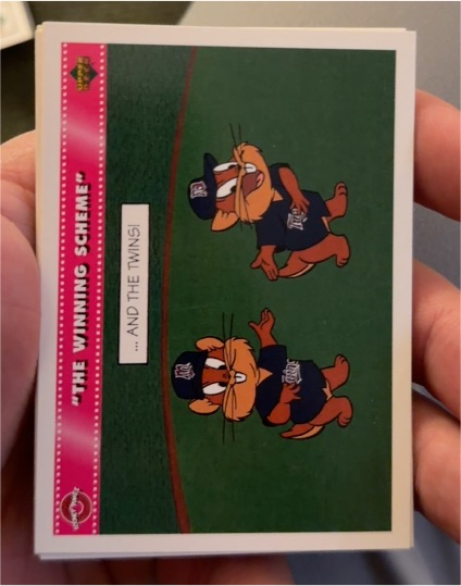 1992 Upper Deck Comic Ball 3 #147 The Winning Scheme ... And The Twins — front