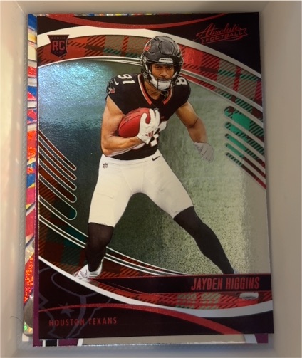 2025 Panini Absolute Football #138 Jayden Higgins — front