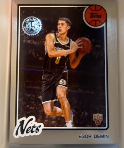 2025-26 Topps Basketball #80BK-55 Egor Demin — front