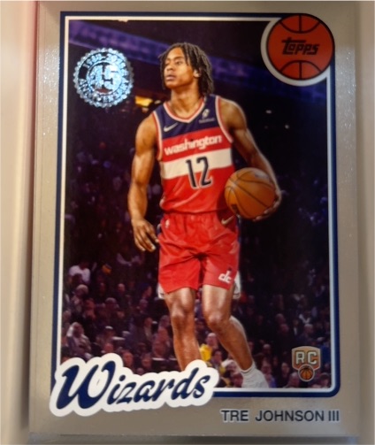 2025-26 Topps 1980-81 Topps Basketball #80BK-97 Tre Johnson III — front