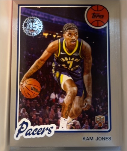 2025-26 Topps #80BK-81 Kam Jones 1980-81 Topps Basketball — front