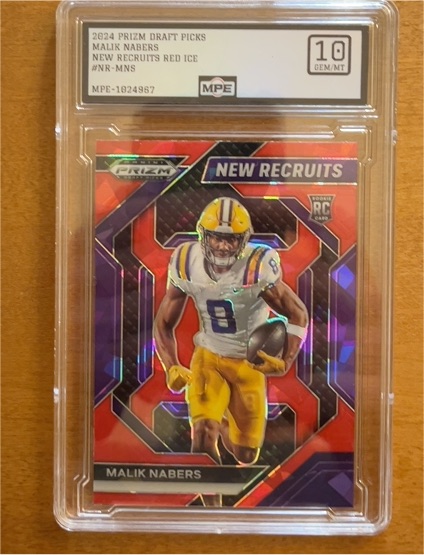 2024 Panini Prizm Draft Picks #NR-MNS Malik Nabers — front