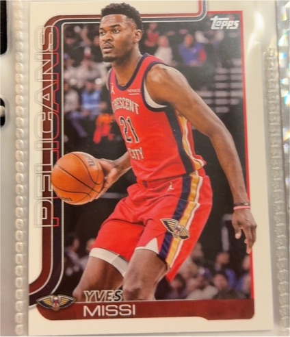2025-26 Topps #191 Yves Missi — front
