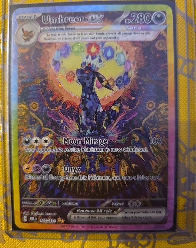 2025 Pokémon #161 Umbreon ex — front