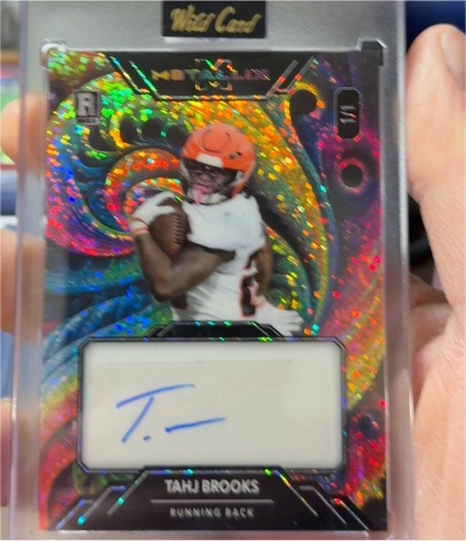 2025 Wild Card American Metallix #WCM-TB Tahj Brooks — front