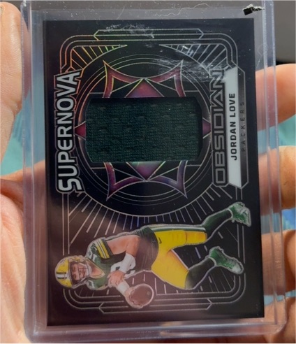 2024 Panini Obsidian Supernova Jordan Love — front