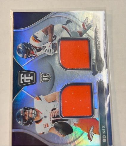 2024 Panini Totally Certified #RDS-BONIX Bo Nix Troy Franklin — front