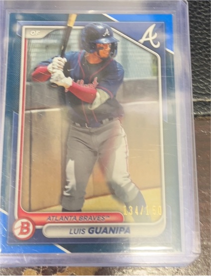 2024 Bowman Chrome Prospects #BCP-118 Luis Guanipa — front