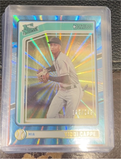 2024 Donruss #142 Yiddi Cappe — front