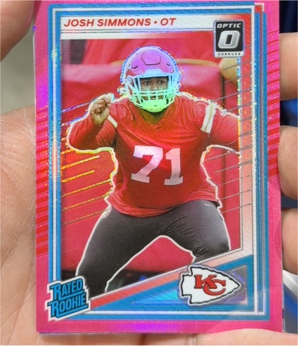 2025 Panini Donruss Optic #368 Josh Simmons — front