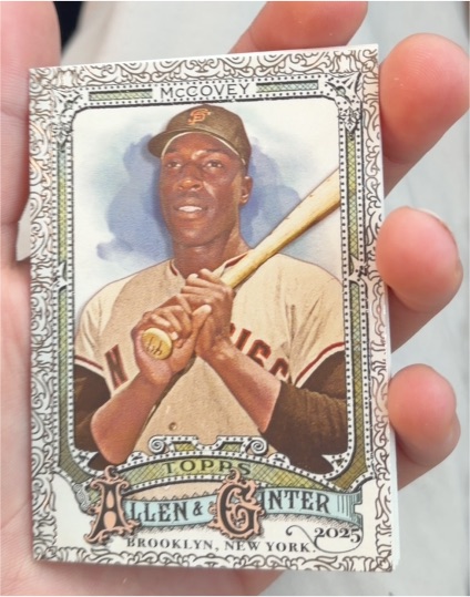 2025 Topps Allen & Ginter #302 Willie McCovey — front