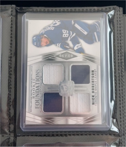 2020-21 Upper Deck The Cup Rookie Foundations #F-NR Nick Robertson — front