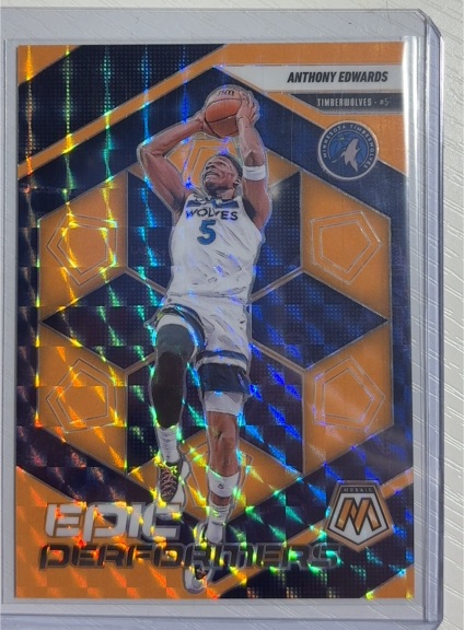 2024-25 Panini Mosaic #9 Anthony Edwards — front