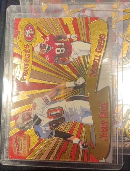 1997 Pacific Revolution Protégés #N/A Jerry Rice Steve Young — front