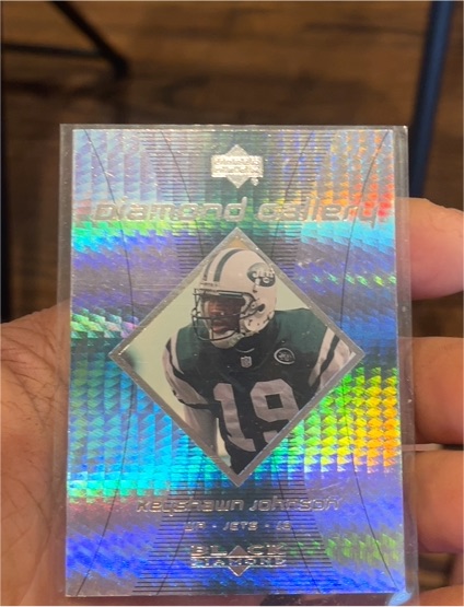 1999 Upper Deck Black Diamond Gallery #G6 Keyshawn Johnson — front
