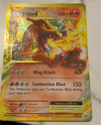 2016 Pokémon XY Evolutions #12 Charizard EX — front