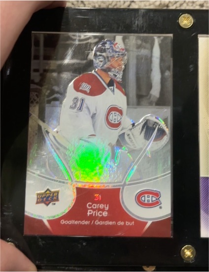 2009-10 Upper Deck McDonald's #24 Carey Price — front