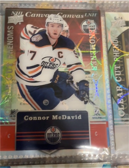 2019-20 Upper Deck Tim Hortons Clear Cut Phenoms #CC-1 Connor McDavid — front