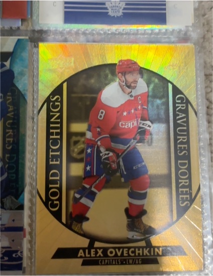 2020-21 Upper Deck Tim Hortons Gold Etchings #G-10 Alex Ovechkin — front