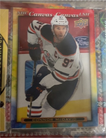 2021-22 Upper Deck Tim Hortons NHL Canvas #C-3 Connor McDavid — front