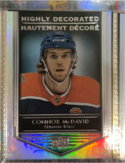 2019-20 Upper Deck Tim Hortons #HD-15 Connor McDavid — front