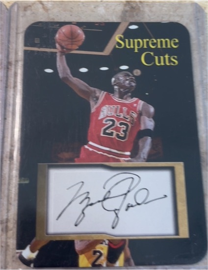 1996 Upper Deck Supreme Cuts #SC1 Michael Jordan — front