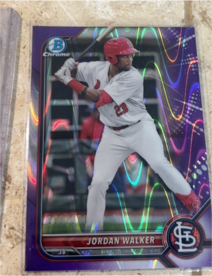 2022 Bowman Chrome #BCP-20 Jordan Walker — front