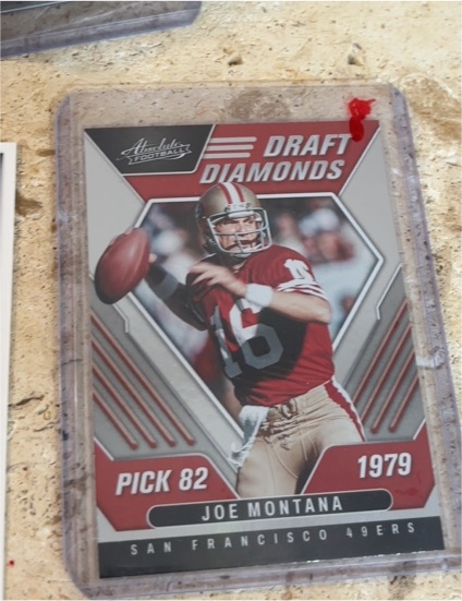 2022 Panini Absolute #DD-8 Joe Montana Draft Diamonds — front