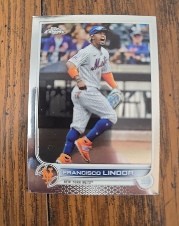 2022 Topps Chrome #166 Francisco Lindor — front