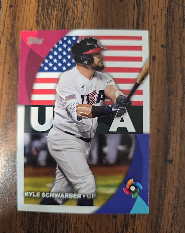 2023 Topps #WBC-36 Kyle Schwarber 2023 World Baseball Classic Stars — front