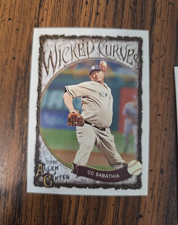 2025 Topps Allen & Ginter #WC-25 CC Sabathia Wicked Curves — front