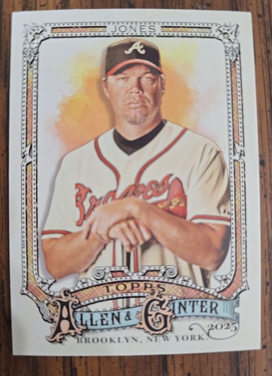 2025 Topps Allen & Ginter #36 Chipper Jones — front