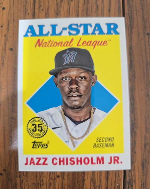 2023 Topps Series 2 1988 All-Star #88AS-24 Jazz Chisholm Jr. — front