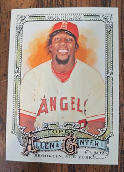 2025 Topps Allen & Ginter #327 Vladimir Guerrero — front